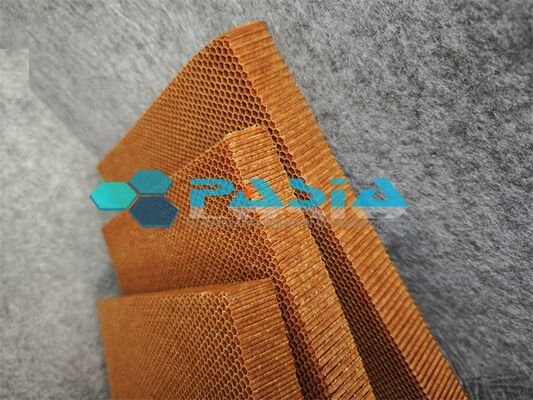 Porcellana Railway Industry Train Body Production Use Commercial Aramid Curved Honeycomb Core of High Strength fornitore