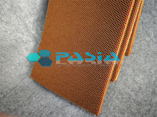 Commercial Nomex Aramid Curved Honeycomb Core for Sporting Goods fornitore