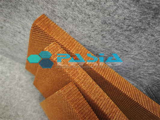 Aerospace Grade Constructed From Aramid Fiber Honeycomb Sheet Material Coated Phenolic Resin fornitore