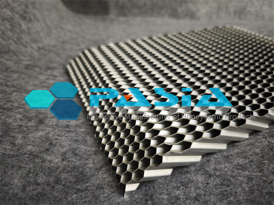 High Specific Surface Area Angled Aluminum Honeycomb Core For Air Purification fornitore