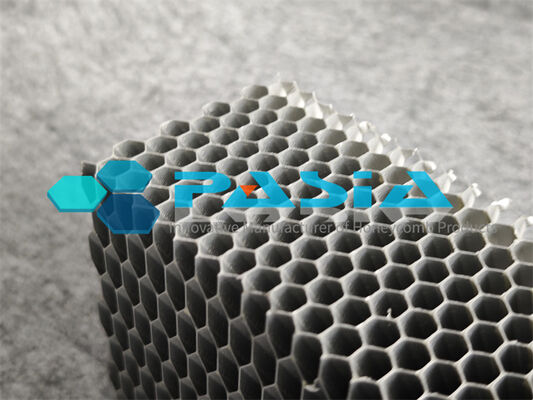 Corrosion Resistant Chromate‑coated Aluminum Honeycomb Energy Absorber Pad in 1250×1250mm Size for Railway Vehicle Buffering with Stable Plateau Stress Characteristics. fornitore