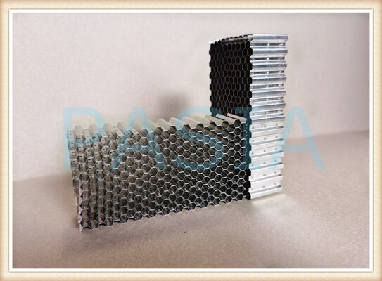 High Temperature Tolerance Low Pressure Drop EMI Shielding Stainless Steel Honeycomb Air Flow Straightener for Engine Intake Testing fornitore