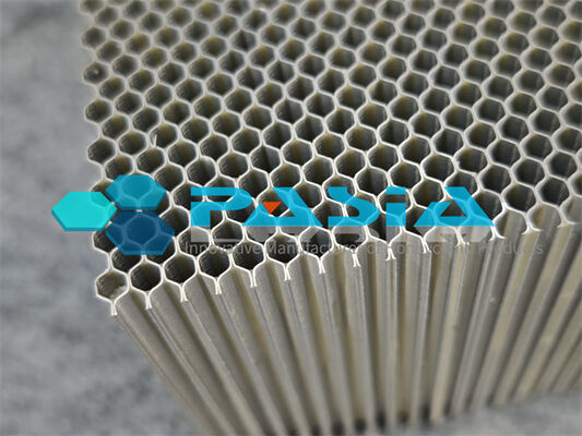 Corrosion Resistant Chromate‑coated Aluminum Honeycomb Energy Absorber Pad in 1250×1250mm Size for Railway Vehicle Buffering with Stable Plateau Stress Characteristics fornitore